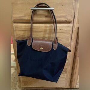 Le Pliage Original M Tote Bag (Longchamp) - Plum color